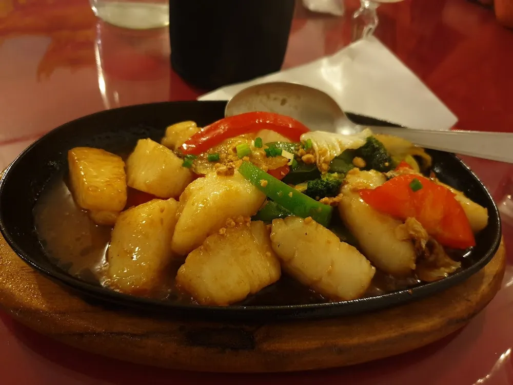 St-Jacques Flambée A la Plancha